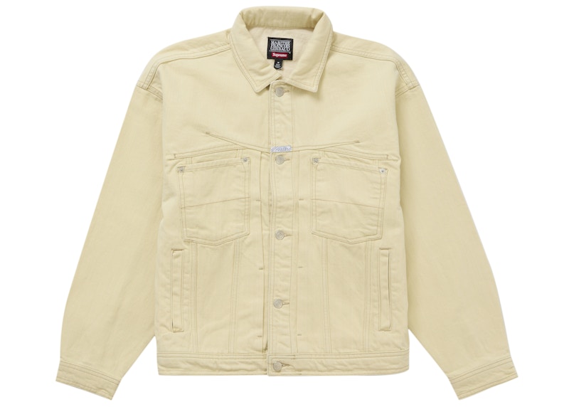 Supreme Marithé + François Girbaud X-Seam Denim Trucker Jacket Cream