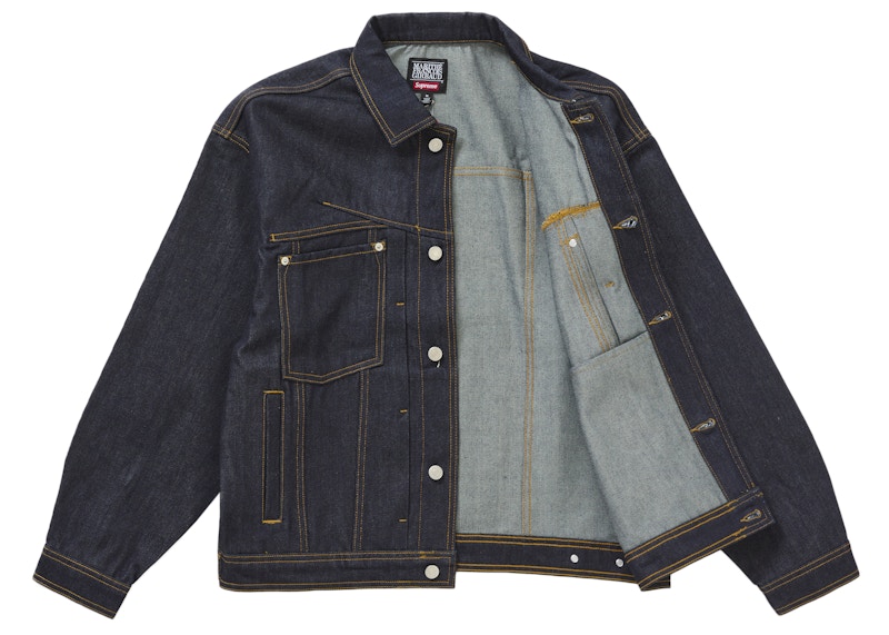 Order Chaqueta Vaquera Supreme Marithé + François Girbaud X-Seam Denim Azul Índigo Oscuro