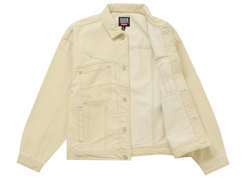 Order Supreme Marithé + François Girbaud X-Seam Denim Trucker Jacket Krim