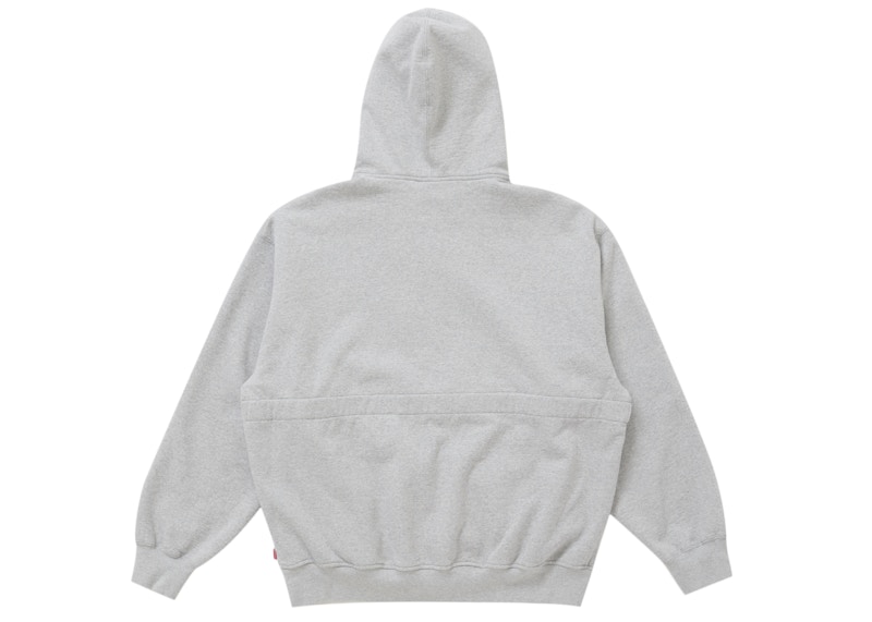 Supreme Marithé + François Girbaud Zip Up Hooded Sweatshirt Heather Grey 圖 2