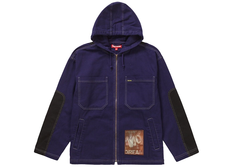 Supreme Mark Leckey Dream English Kid Hooded Jacket Navy