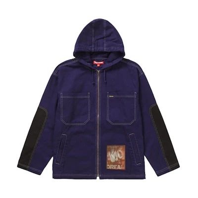 Supreme Mark Leckey Dream English Kid Hooded Jacket Navy