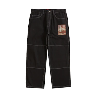 Supreme Mark Leckey Dream English Kid Twill Panel Pants Black