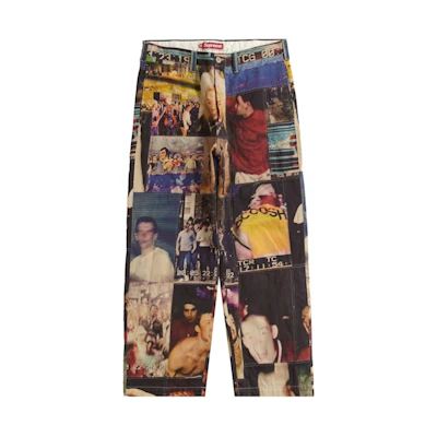 Supreme Mark Leckey Hardcore Patchwork Loose Fit Chino Pant Multicolor