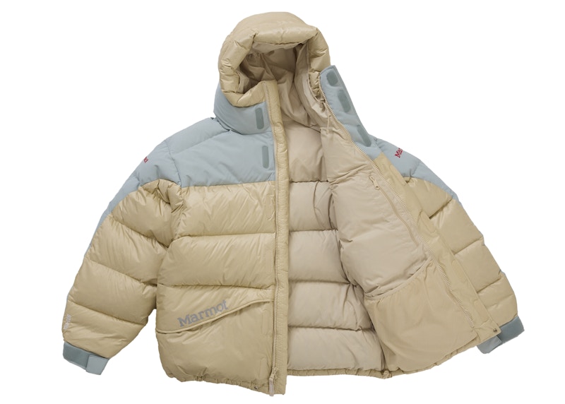 Lookbook Supreme Marmot 800-Fill 羽絨外套 棕色