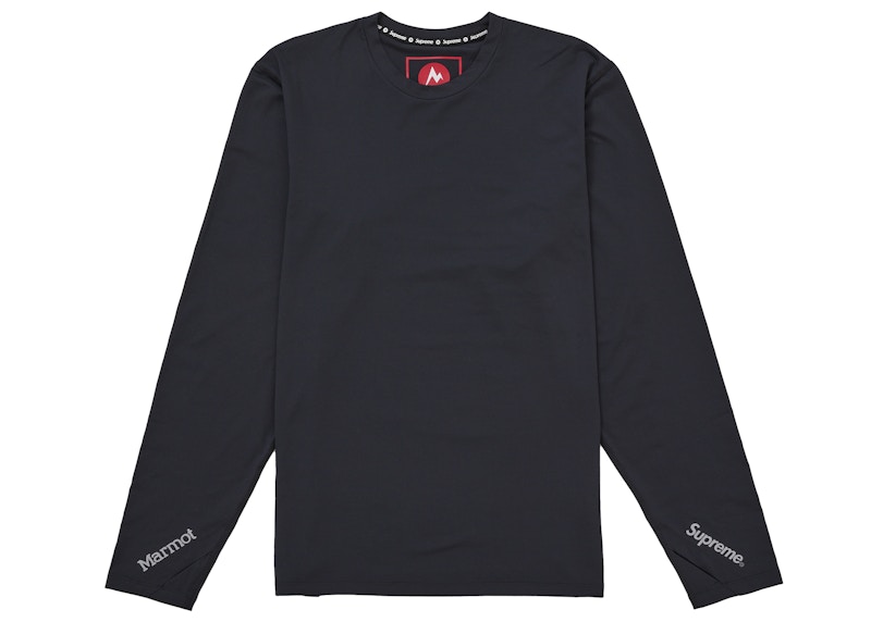 Supreme Marmot Base Layer L/S Top Black