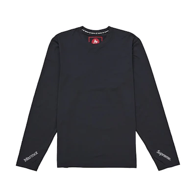 Supreme Marmot Base Layer L/S Top Black