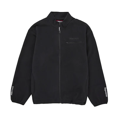 Supreme Marmot Fleece Jacket Black