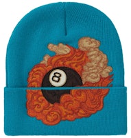 Supreme Martin Wong 8-Ball Beanie Bright Blue Supreme Martin Wong 8-Ball Beanie Bright Blue