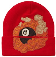 Supreme Martin Wong 8-Ball Beanie Red Supreme Martin Wong 8-Ball Beanie Red