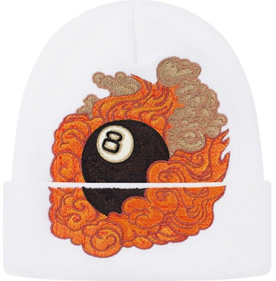 Supreme Martin Wong Beanie 8-Ball Putih Buy Supreme Martin Wong Beanie 8-Ball Putih