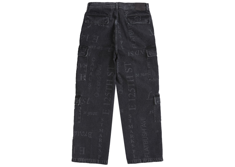 Supreme Martine Rose Denim Cargo Pant Washed Black 圖 2