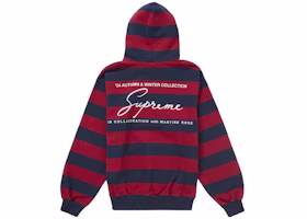 Supreme Martine Rose Hooded Sweatshirt Stripe Supreme Martine Rose Hooded Sweatshirt Stripe