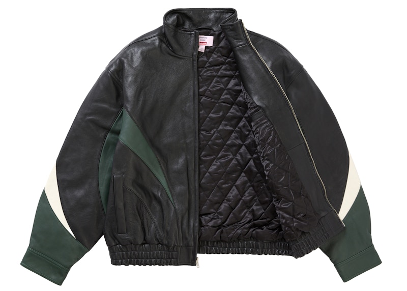 Order Supreme Martine Rose 皮革外套 黑色