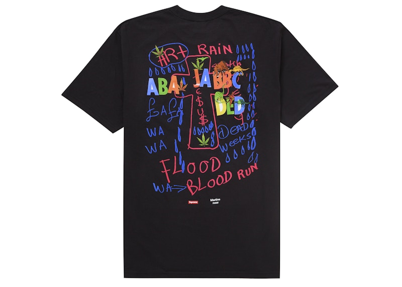 Supreme Martine Rose Lee Scratch Perry Tee Black 圖 2