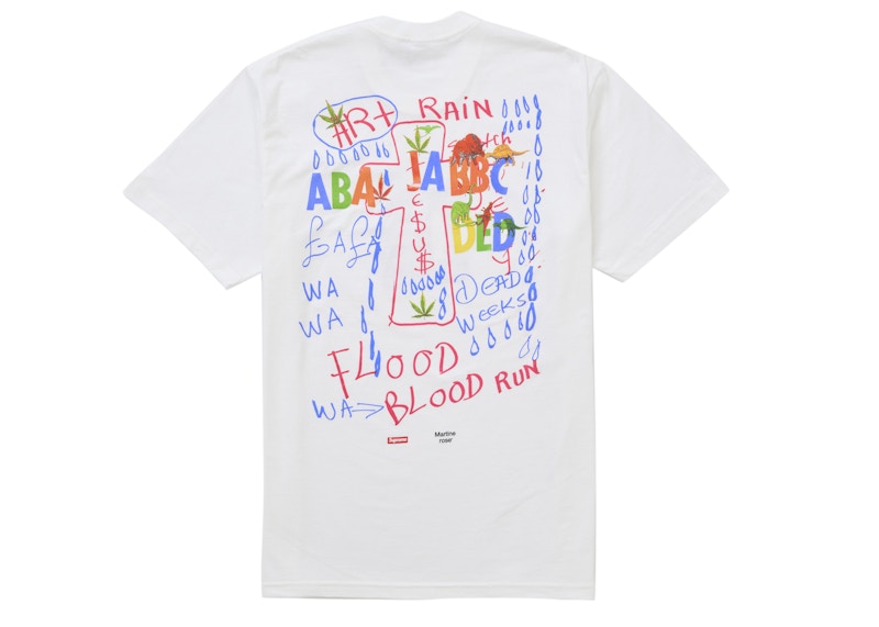 Supreme Martine Rose Lee Scratch Perry Tee White 圖 2