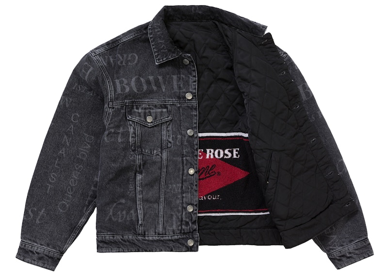 Order 슈프림 마틴 로즈 리버시블 트러커 재킷 블랙