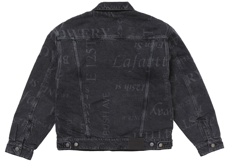 Lookbook 슈프림 마틴 로즈 리버시블 트러커 재킷 블랙