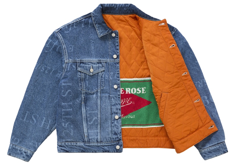 Order シュプリーム マーティンローズ リバーシブル トラッカージャケット ブルー