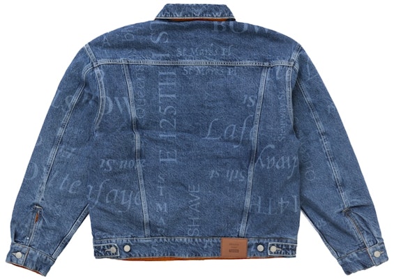 シュプリーム マーティンローズ リバーシブル トラッカージャケット ブルー Lookbook シュプリーム マーティンローズ リバーシブル トラッカージャケット ブルー