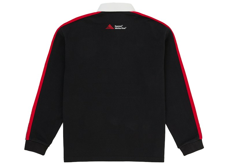 Order Supreme Martine Rose Rugby 黑色橄欖球衫