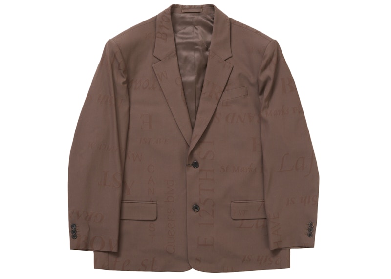 Order シュプリーム マーティンローズ スーツ ブラウン