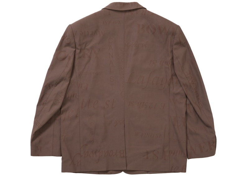 Shop シュプリーム マーティンローズ スーツ ブラウン