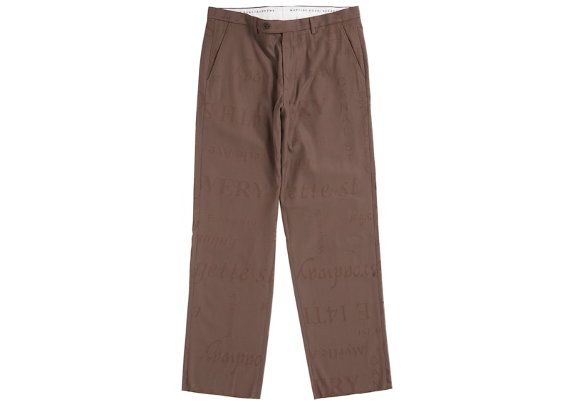 Purchase シュプリーム マーティンローズ スーツ ブラウン