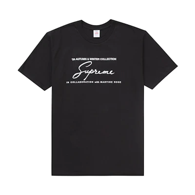 Supreme Martine Rose Tee Black