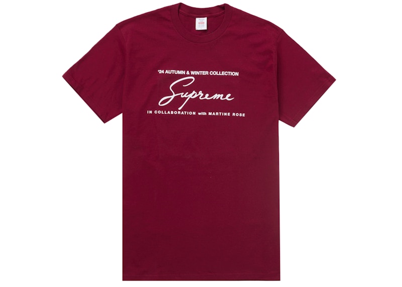 Supreme Martine Rose Tee Cardinal