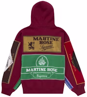 Supreme Martine Rose Towel Zip Up Hooded Sweatshirt Cardinal Supreme Martine Rose Towel Zip Up Hooded Sweatshirt Cardinal
