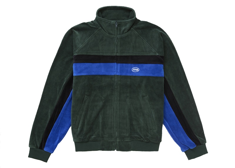 Supreme Martine Rose Velour Track Jacket Green 圖 2