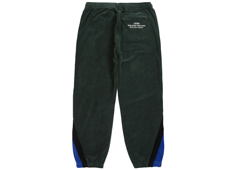 Order Supreme Martine Rose 天鹅绒运动裤 绿色