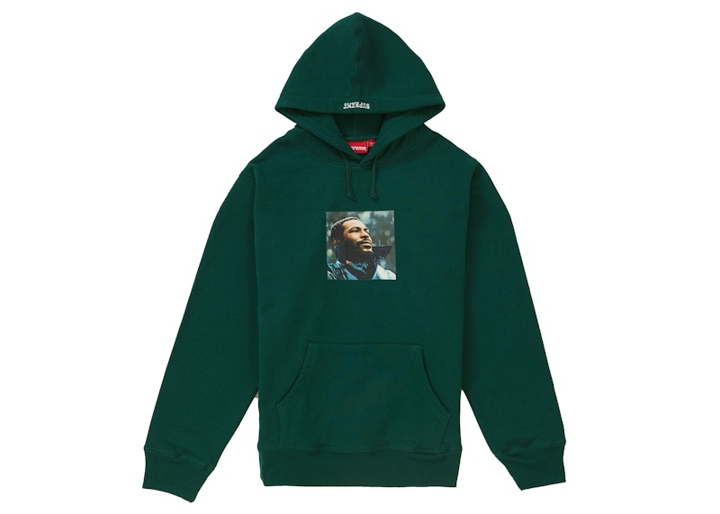 Supreme Marvin Gaye Hooded Sweatshirt Dark Green