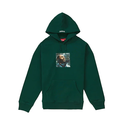 Supreme Marvin Gaye Hooded Sweatshirt Dark Green