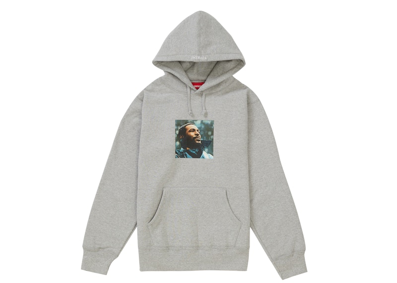 Buy Supreme Marvin Gaye Hooded Sweatshirt Heather Grey