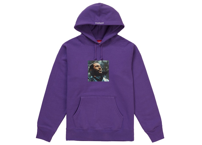 Buy Supreme Marvin Gaye Hooded Sweatshirt Violet