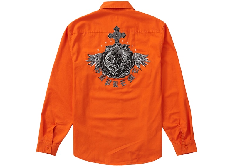 Supreme Mary Work Shirt Orange