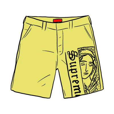 Supreme Mary Work Short Hi-Vis Yellow
