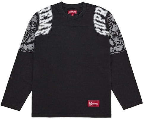 Supreme Mascot L/S Football Top Black Buy Supreme Mascot L/S Football Top Black