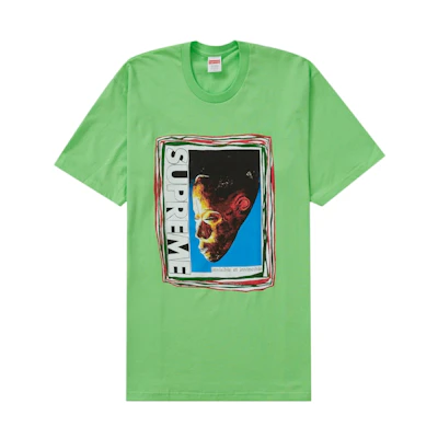 Supreme Mask Tee Lime
