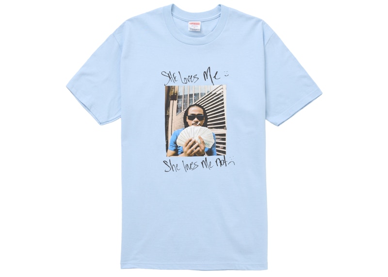 Supreme Max B Tee Powder Blue