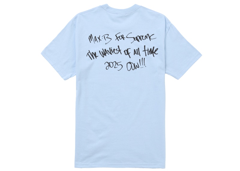 Supreme Max B Tee Powder Blue 圖 2