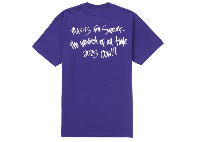 Supreme Max B Tee Purple 圖 2