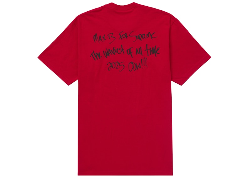 Supreme Max B Tee Red 圖 2