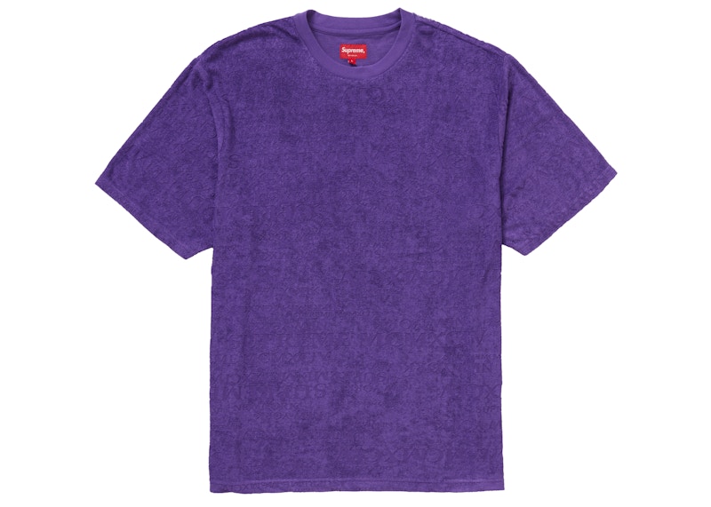 Supreme MCMXCIV Terry SS Top Purple