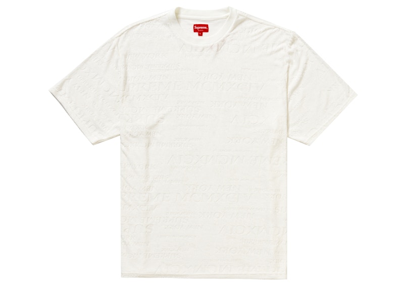 Buy Supreme MCMXCIV Terry Baju S/S Putih