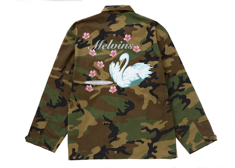 Supreme Melvins BDU Jacket Woodland Camo