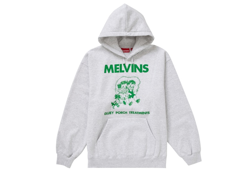 Supreme Melvins Hooded Sweatshirt Ash Grey
