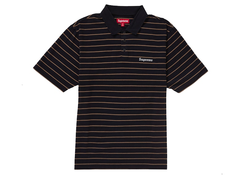 Order Supreme Melvins Stripe S S Polo Hitam